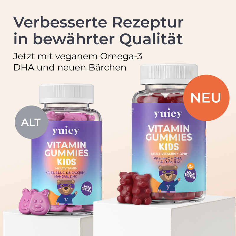 Multivitamin Gummibärchen für Kinder
